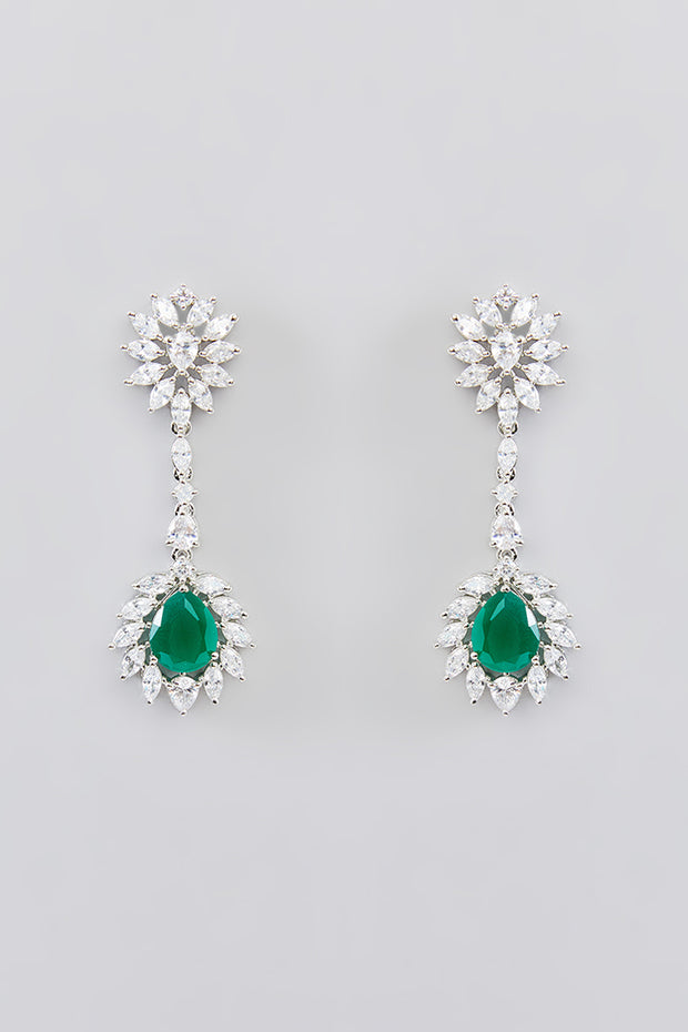 Qureshi Emerald Diamond Necklace set