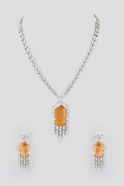 Nikki Diamond Long Necklace set zevarbygeeta