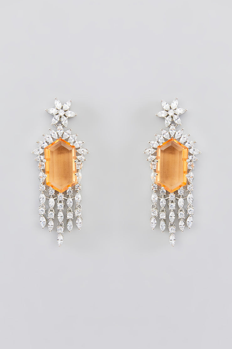 Nikki Diamond Long Necklace set zevarbygeeta