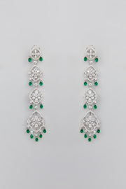 Ann Emerald Diamond Earrings zevarbygeeta