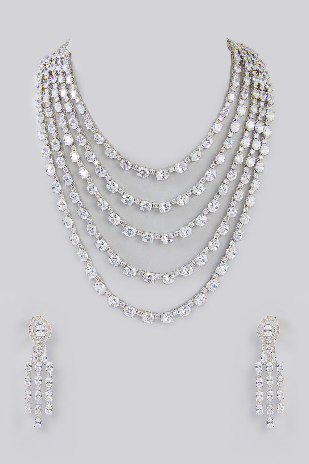 Rehmani Diamond Necklace set zevarbygeeta
