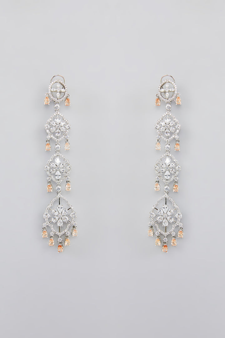 Ann Topaz Diamond Earrings zevarbygeeta