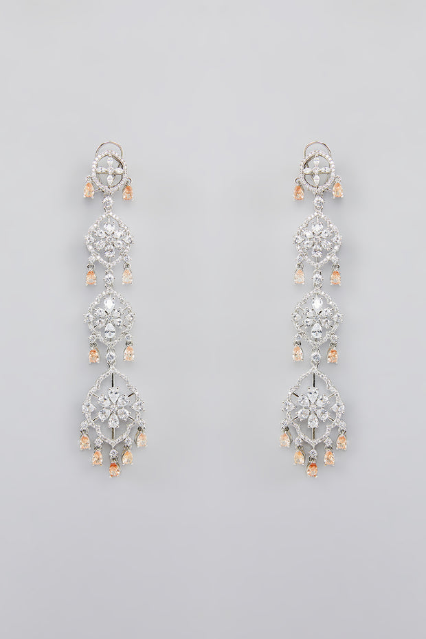 Ann Topaz Diamond Earrings