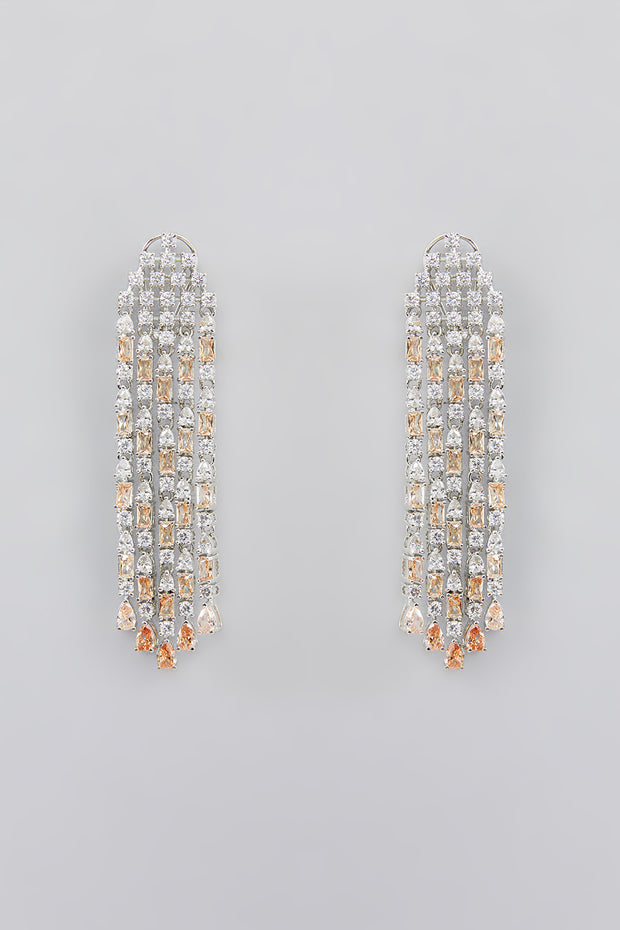 Alice Topaz Diamond Earrings zevarbygeeta
