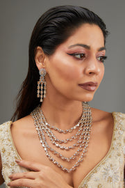 Rehmani Diamond Necklace set zevarbygeeta