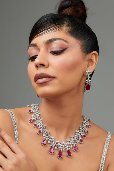 Roshni Diamond Necklace set