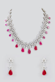 Roshni Diamond Necklace set zevarbygeeta