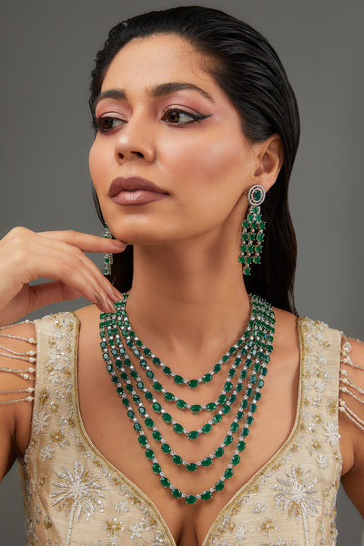 Rashi Diamond Necklace set