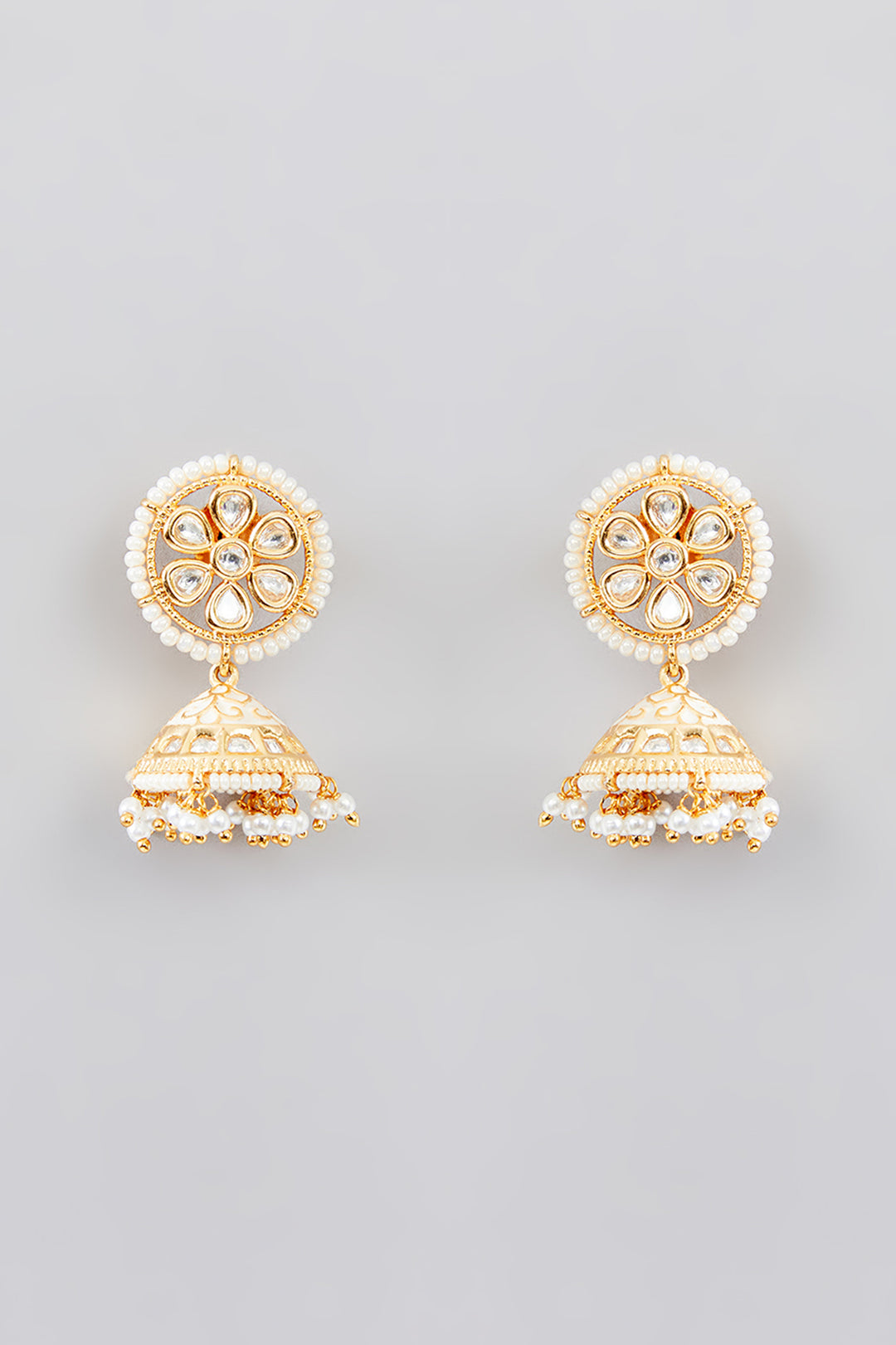 Hansa Pearl Kundan Long Set zevarbygeeta