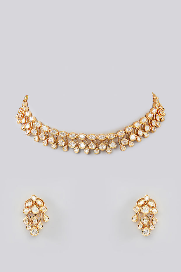 Naya Kundan Choker Set zevarbygeeta