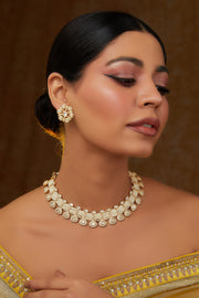 Kalinda Kundan Choker Set zevarbygeeta