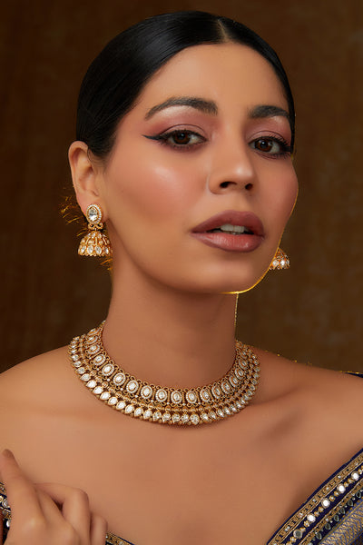 Navya Kundan Choker Set zevarbygeeta