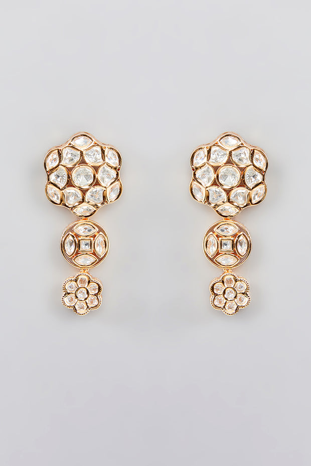 Zari Layered Kundan Set zevarbygeeta