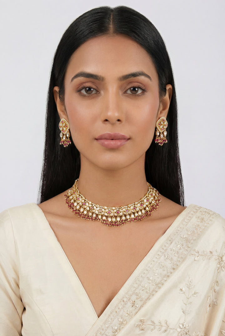 Taima Kundan Necklace Set