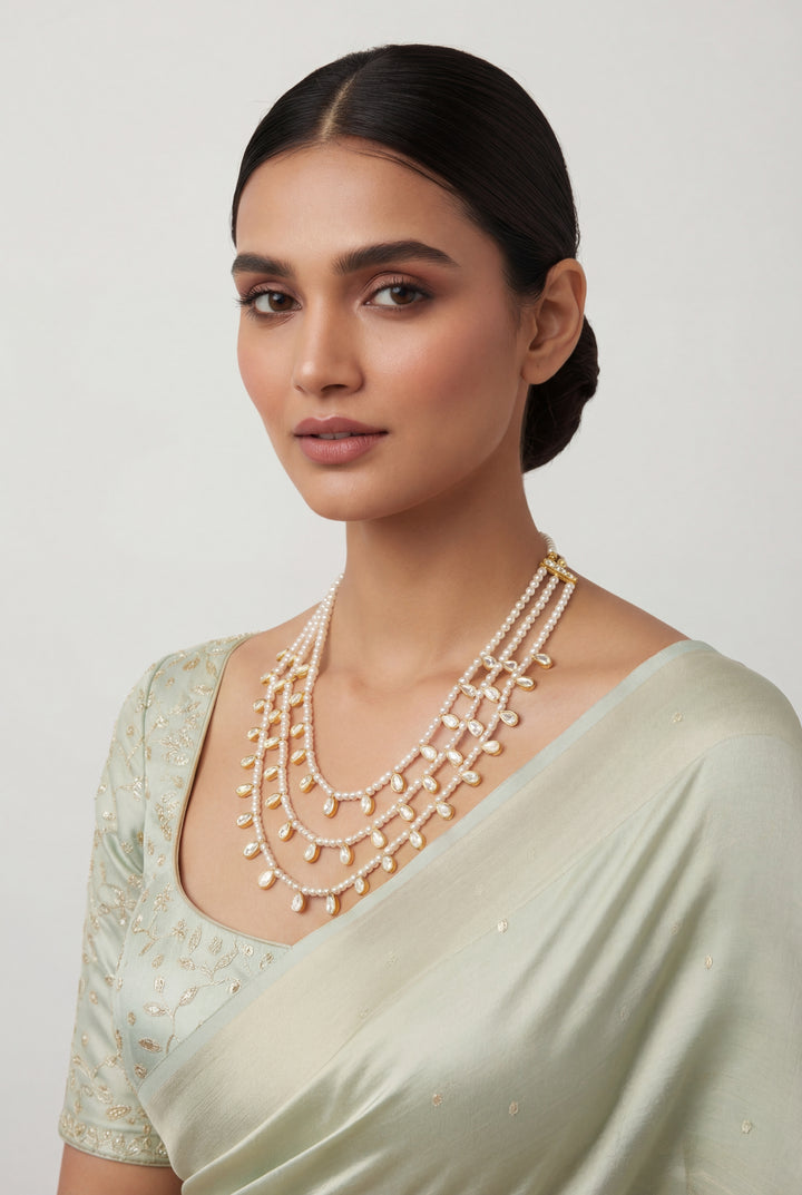 Alvira Moissanite Long Set