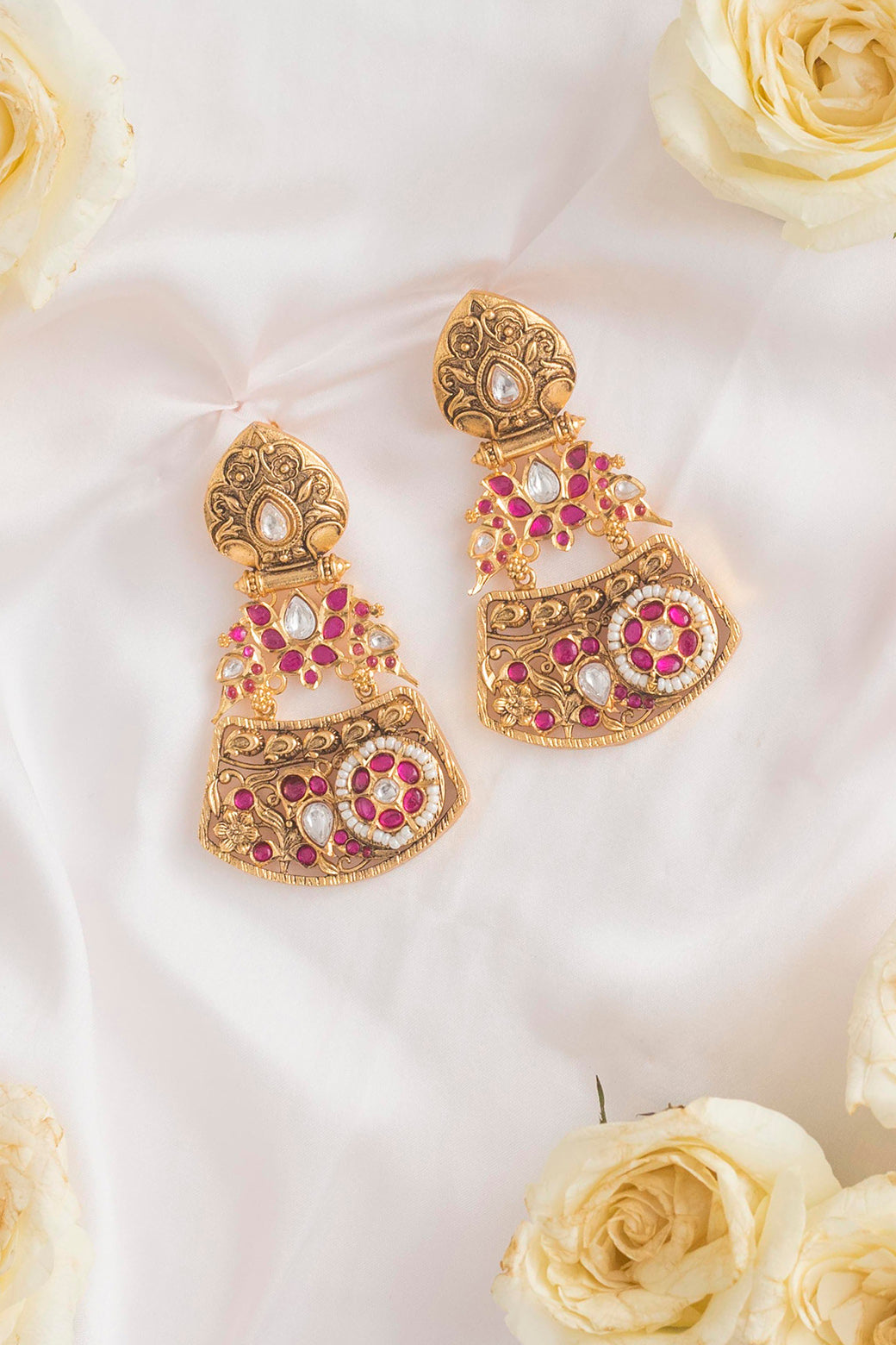 Gayu Kundan Earrings
