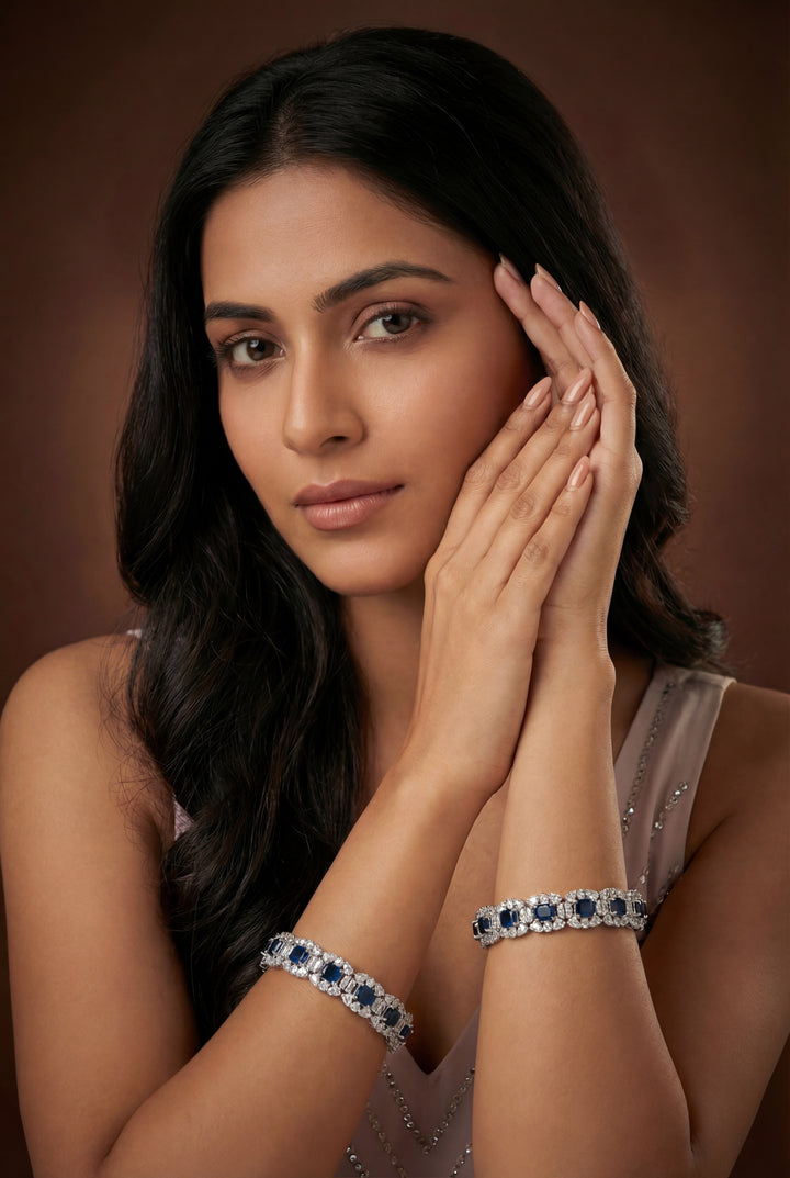 Frida Sapphire Diamond Kadas