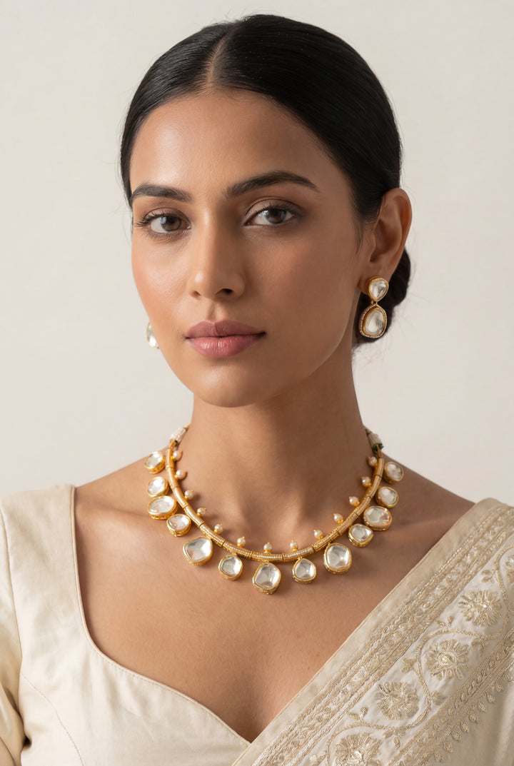 Indi Moissanite Necklace Set