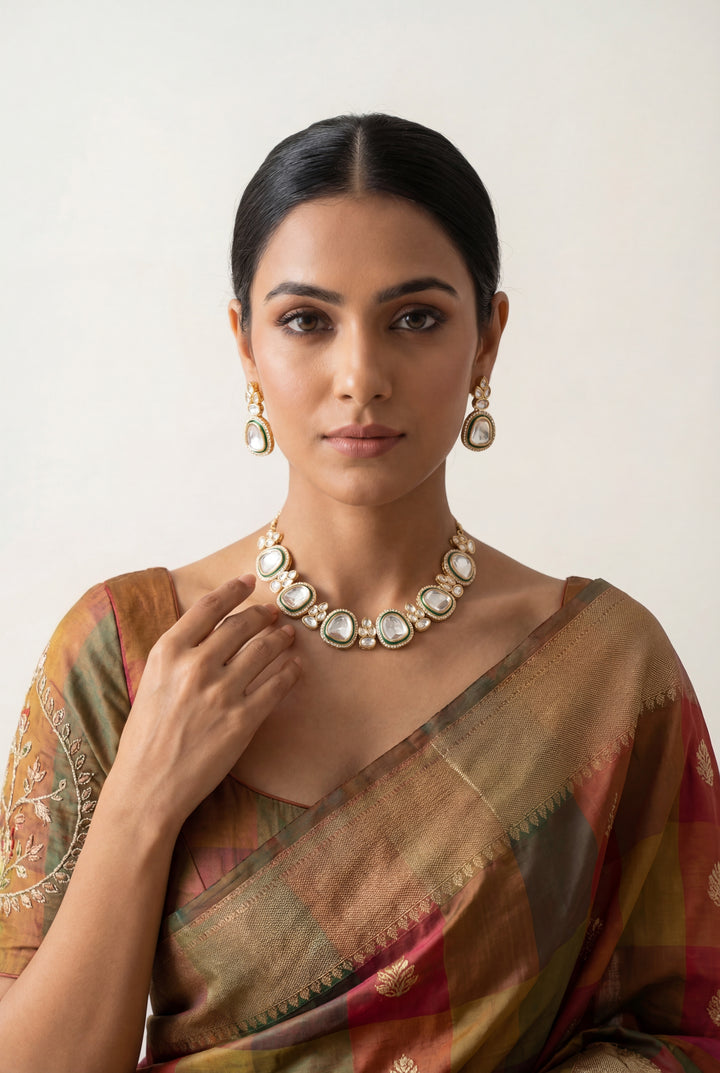 Niki Polki Necklace Set