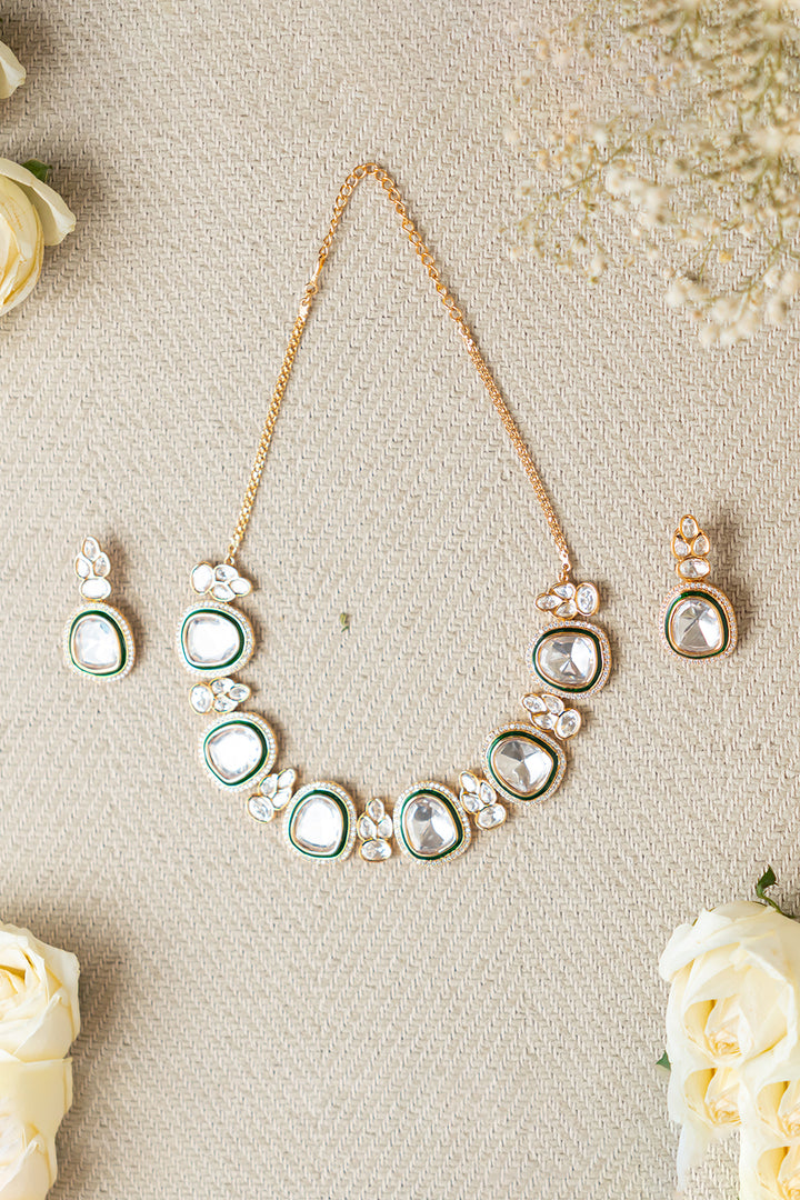 Niki Polki Necklace Set