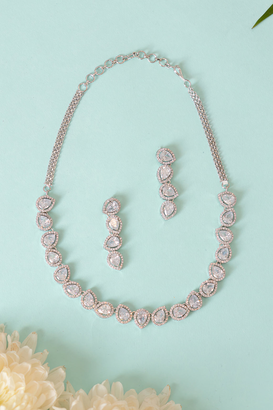Janiya Diamond Necklace Set