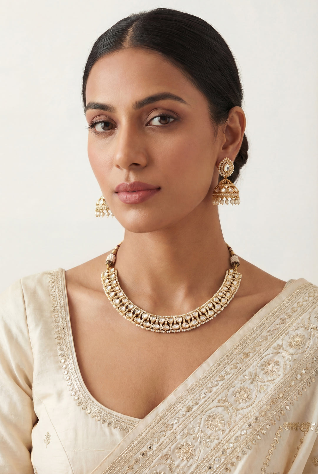 Huma Kundan Necklace Set