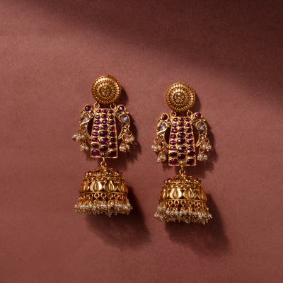 Temple earrings