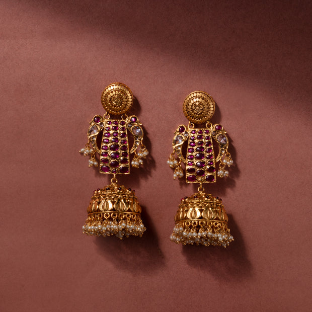 Temple earrings