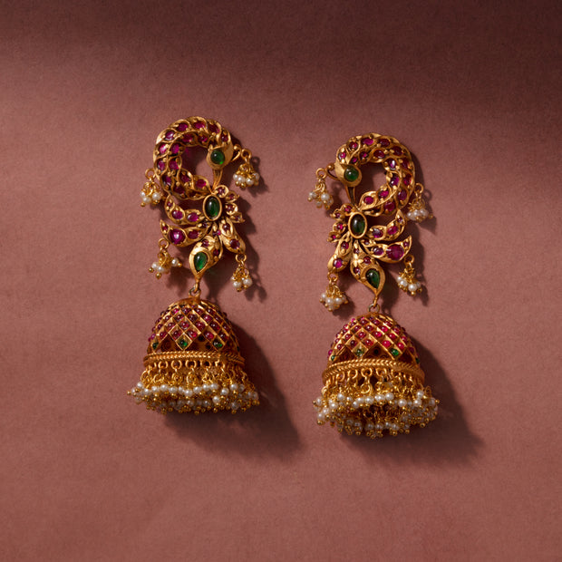 Temple earrings