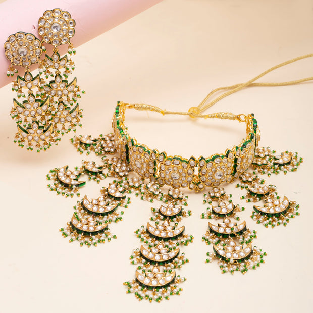 Kundan Bridal set zevarbygeeta