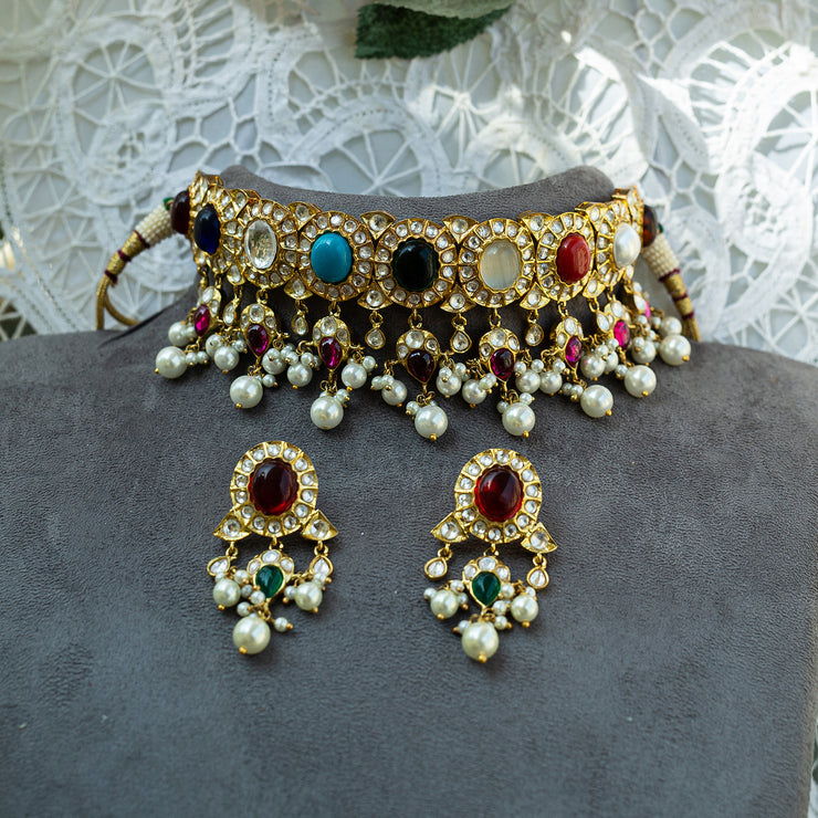 Kundan choker set