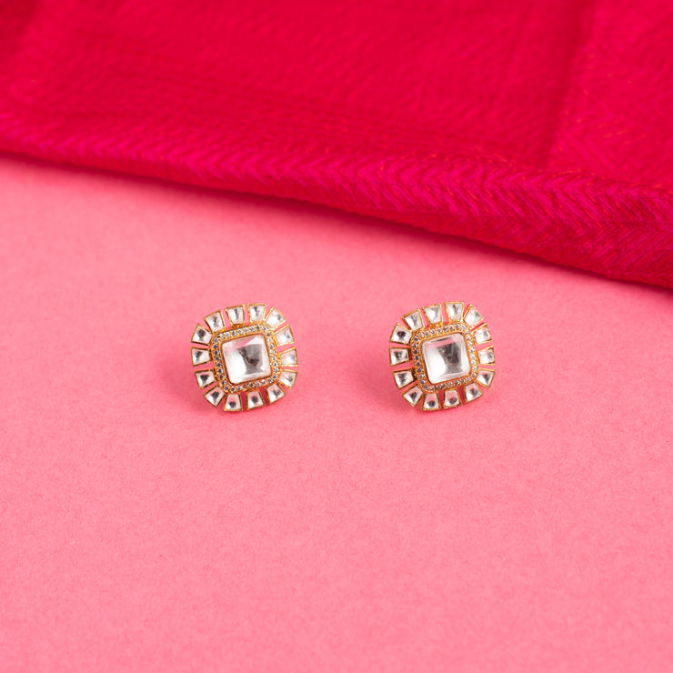 Kundan studs