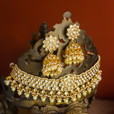 Kundan Choker Set zevarbygeeta