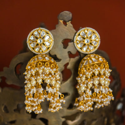 Kundan Jhumkis
