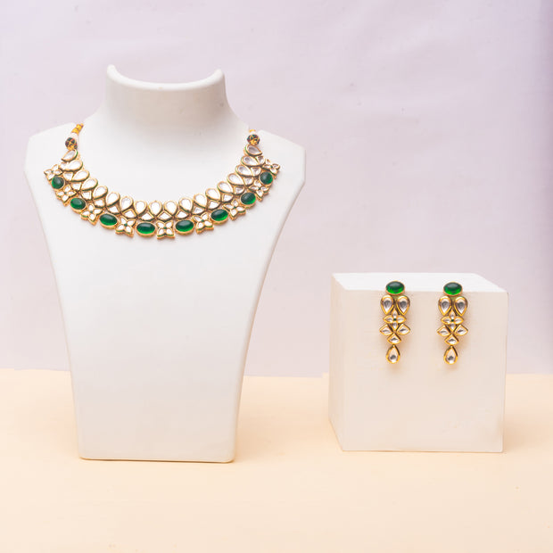 Kundan necklace Set zevarbygeeta