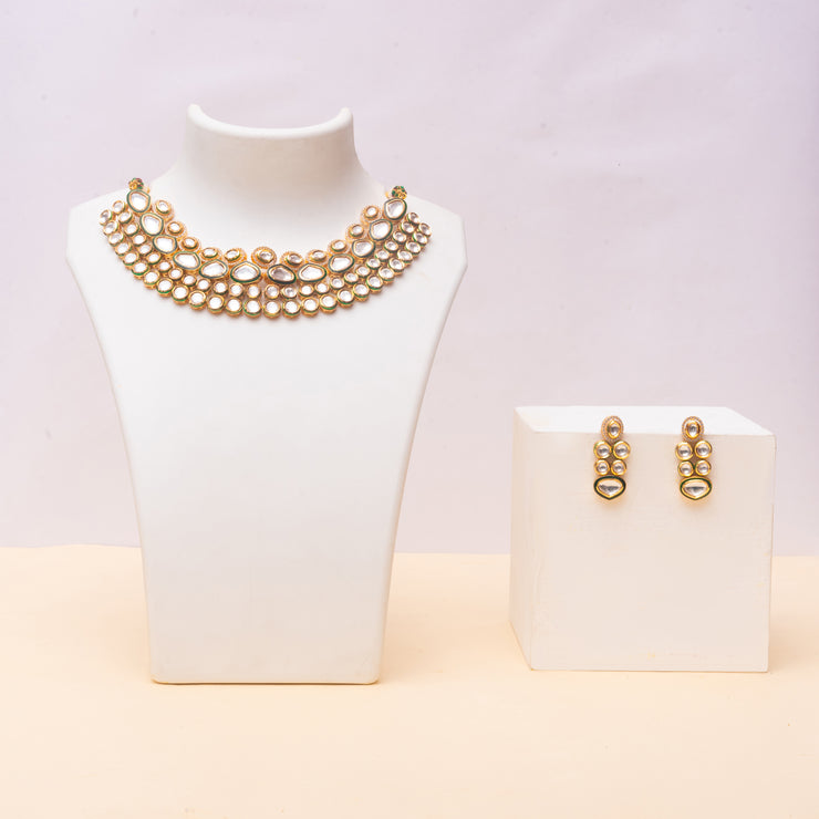 Kundan necklace Set