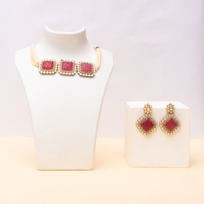 Kundan choker Set