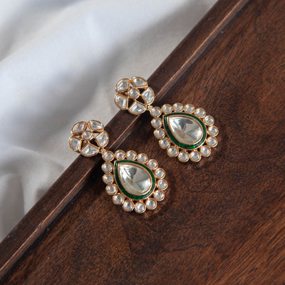 Chahat Meena Kundan Earrings zevarbygeeta