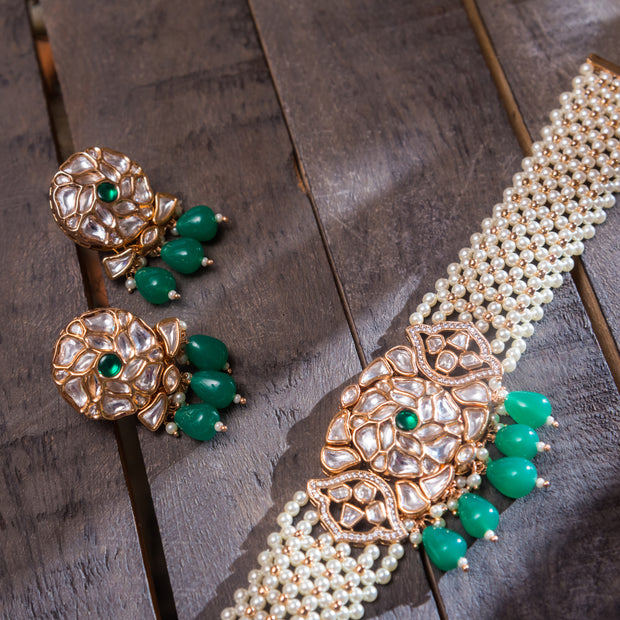 Kundan choker Set