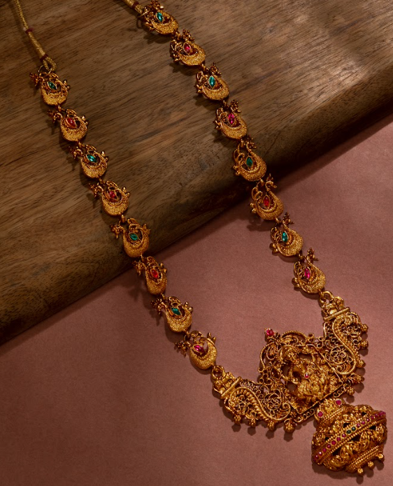 Temple long necklace