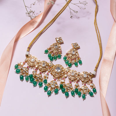 Kundan Choker Set zevarbygeeta