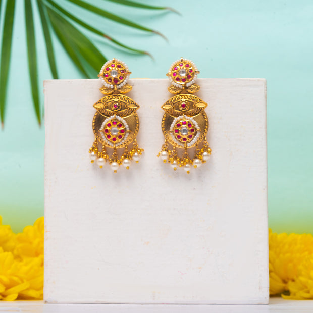 Aggregate more than 119 real kundan earrings